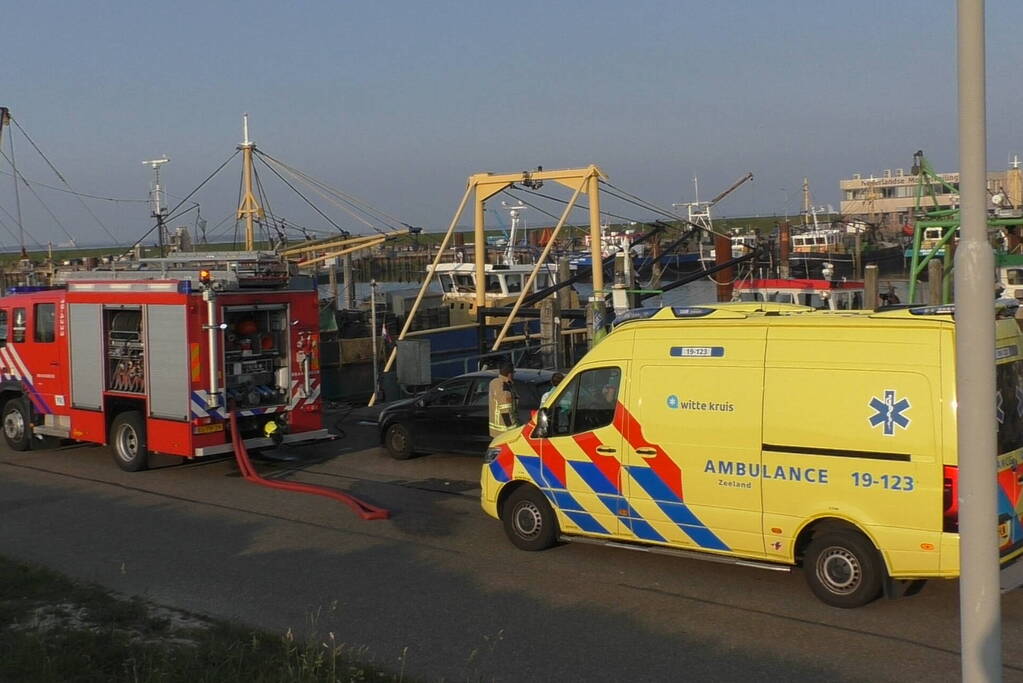 Brandweer ingezet voor brand in kotter