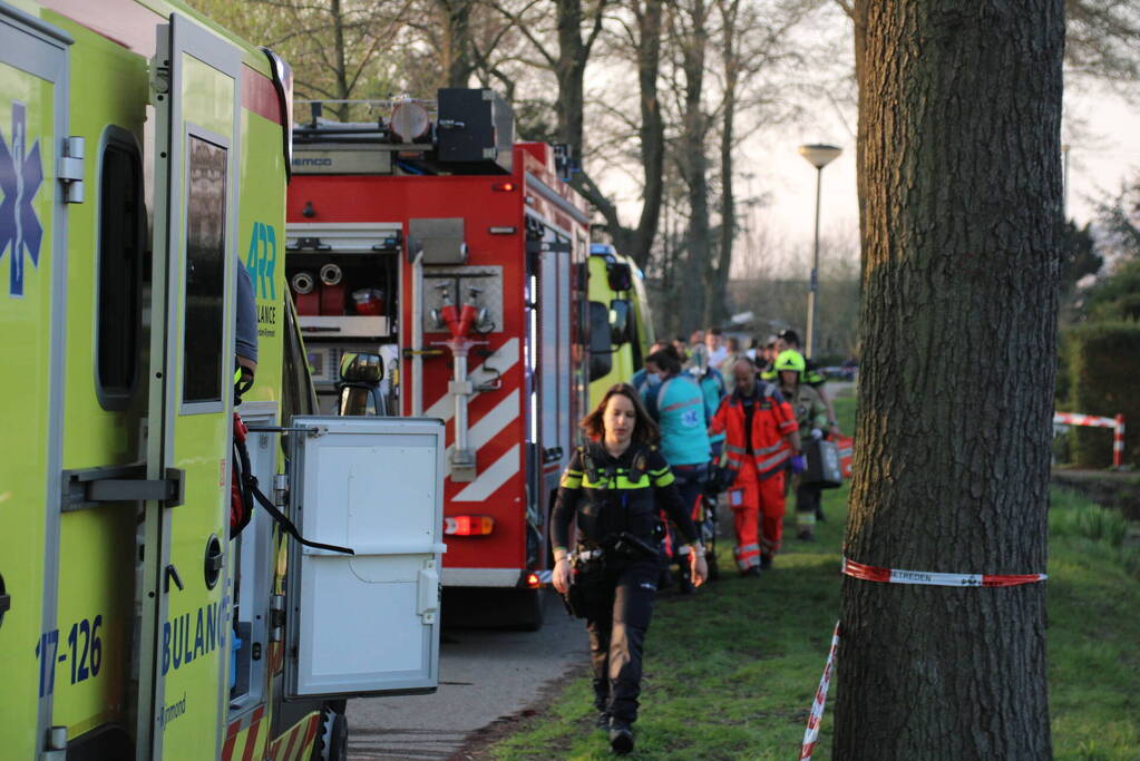 Persoon zwaargewond na ontploffing op volkstuinen