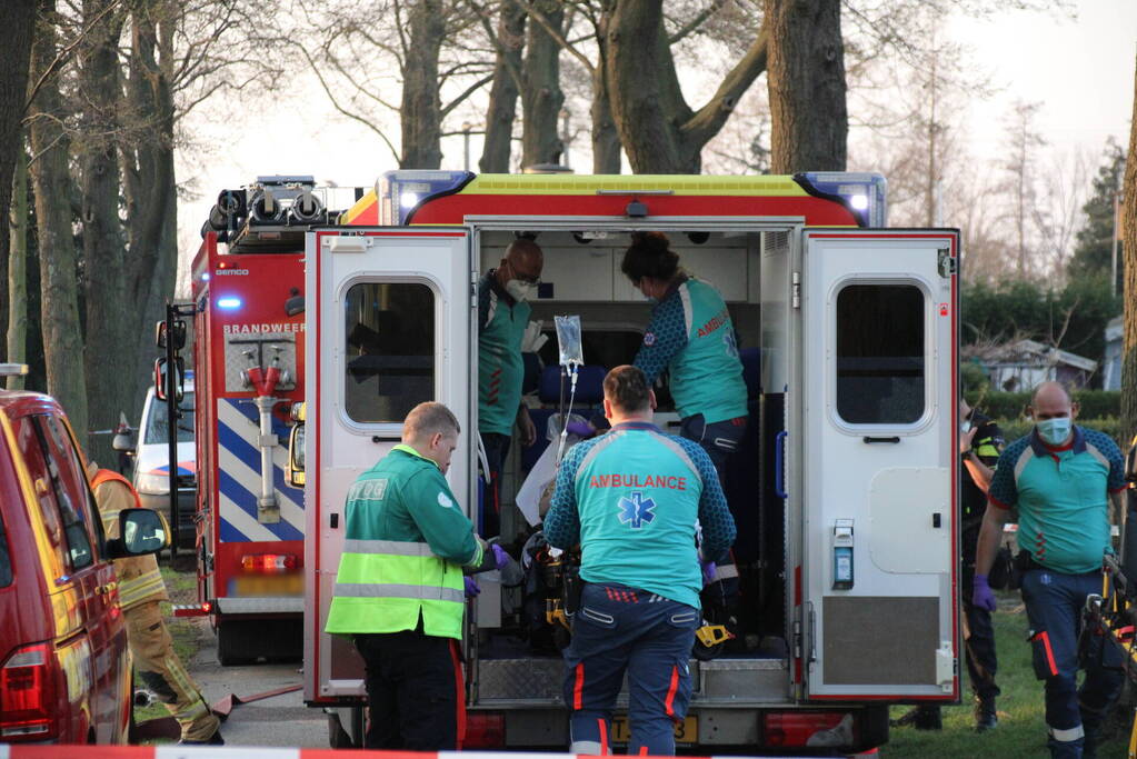 Persoon zwaargewond na ontploffing op volkstuinen