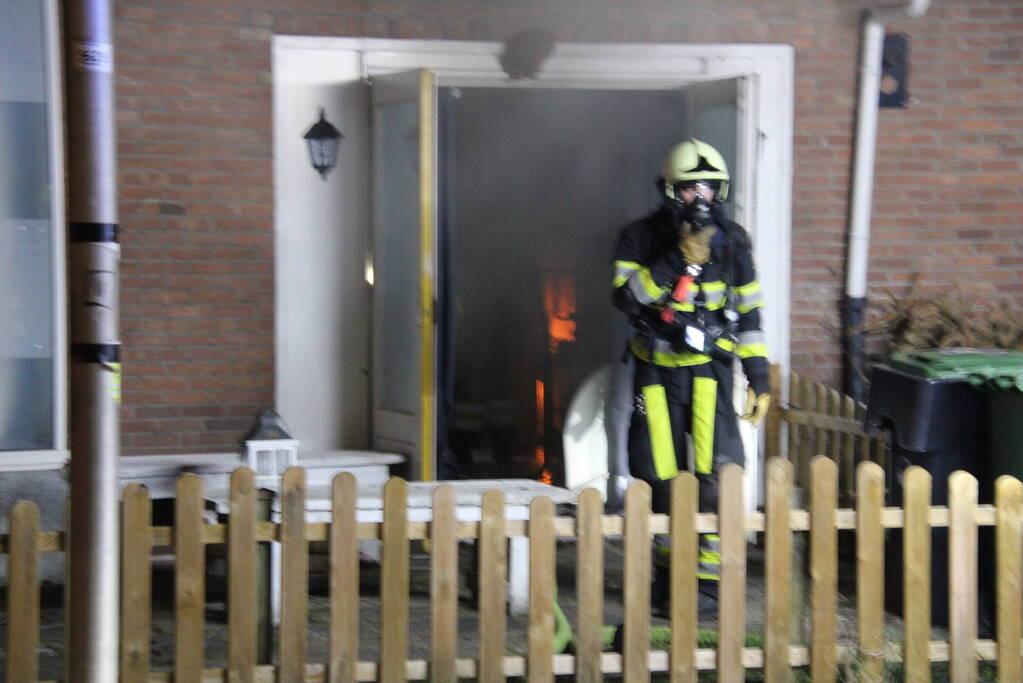 Flinke brand in woning