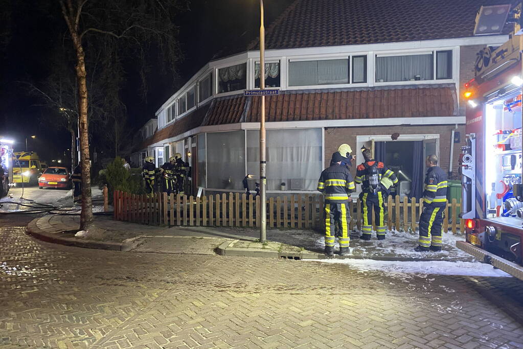 Flinke brand in woning