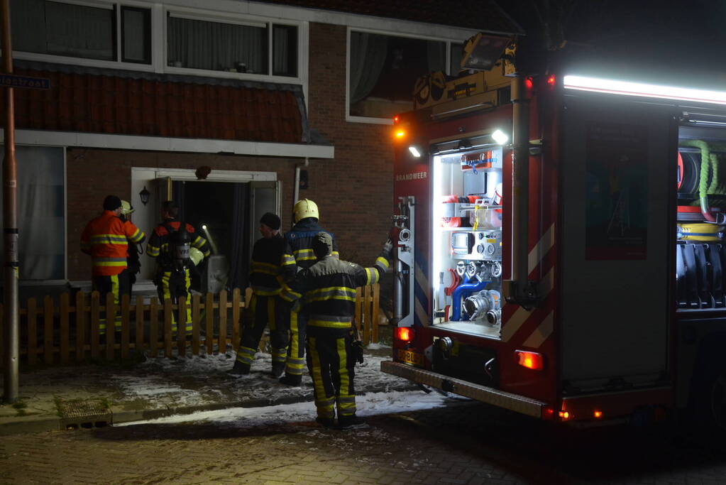 Flinke brand in woning