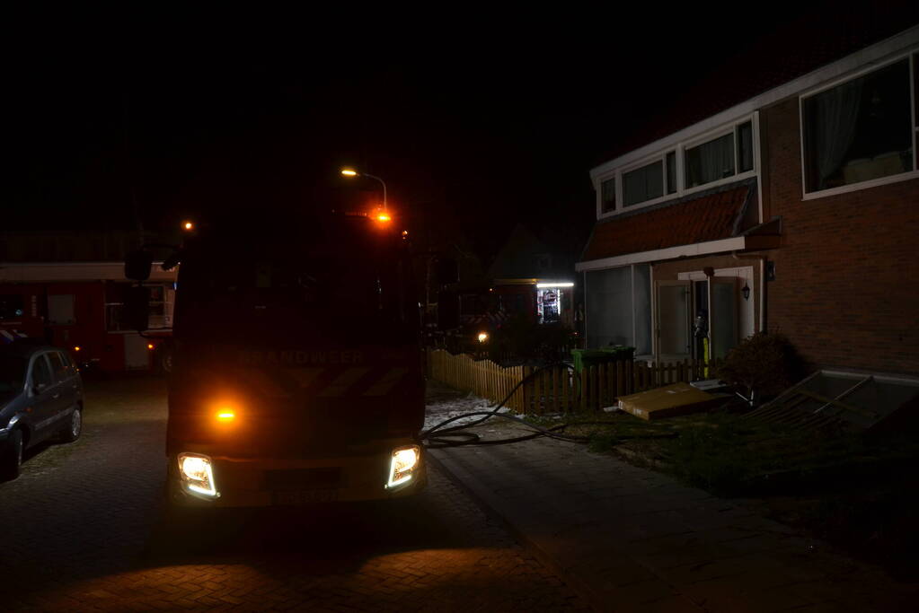 Flinke brand in woning