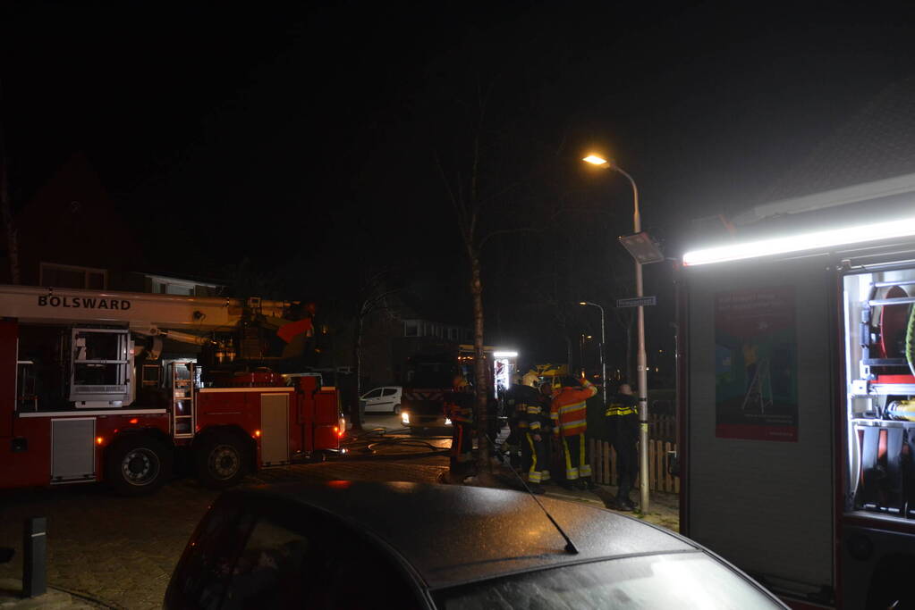 Flinke brand in woning