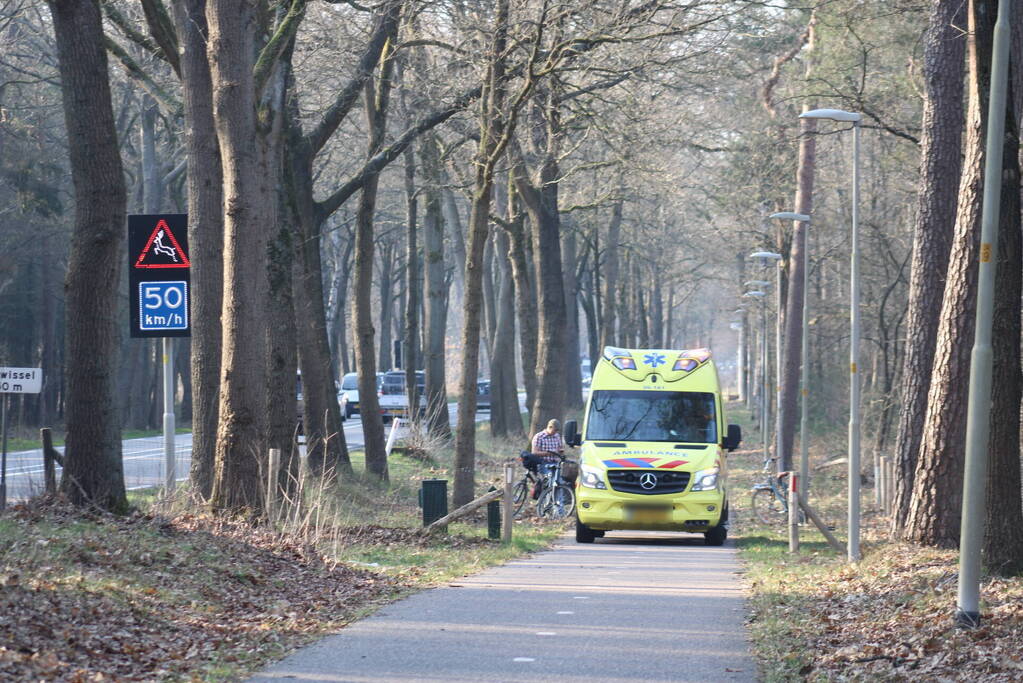 Fietser gewond na val