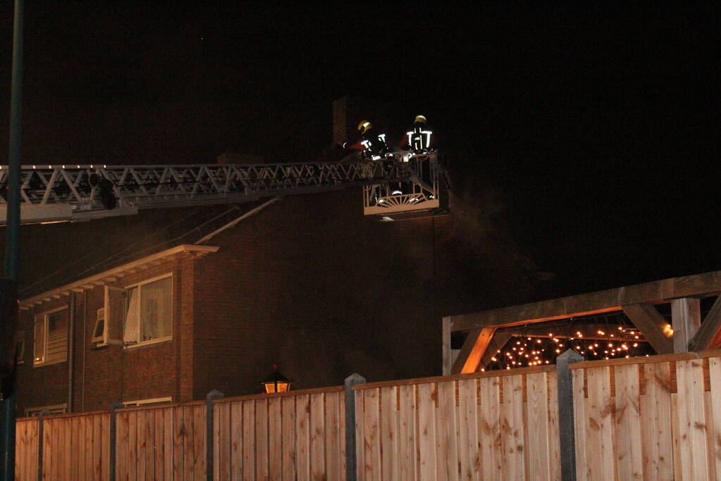 Flinke rookontwikkeling vanwege brand in schuur