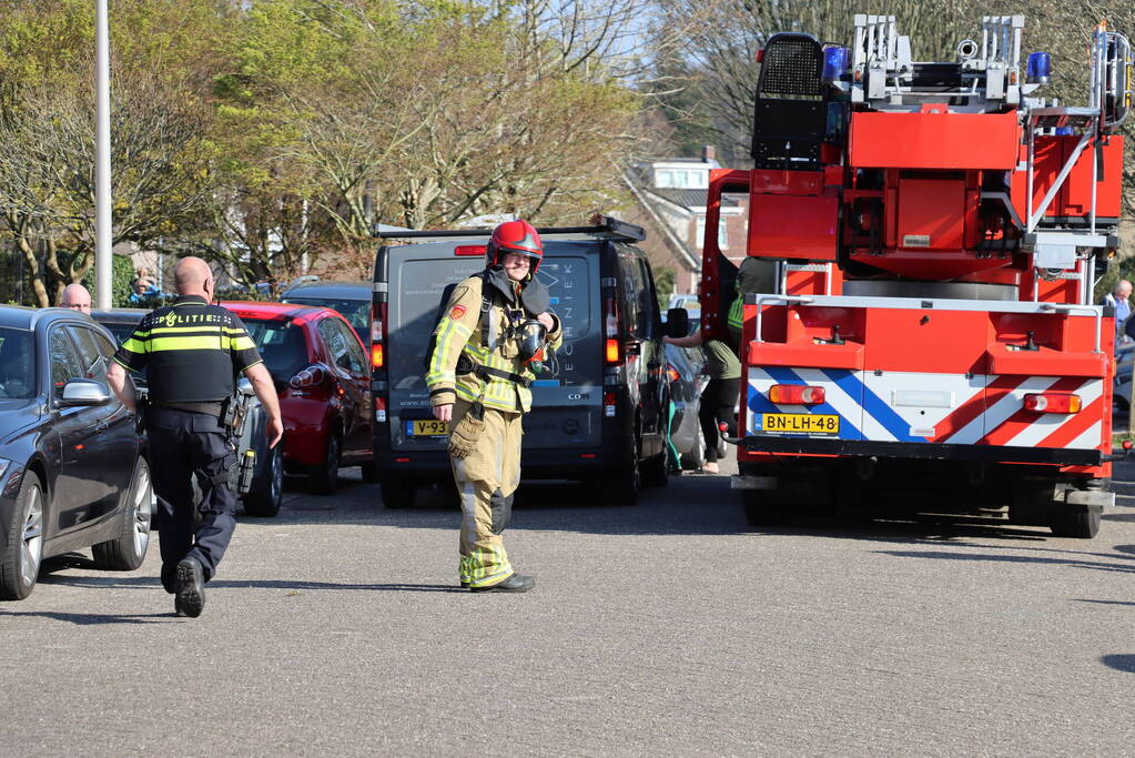 Brand op dak door zonnepanelen