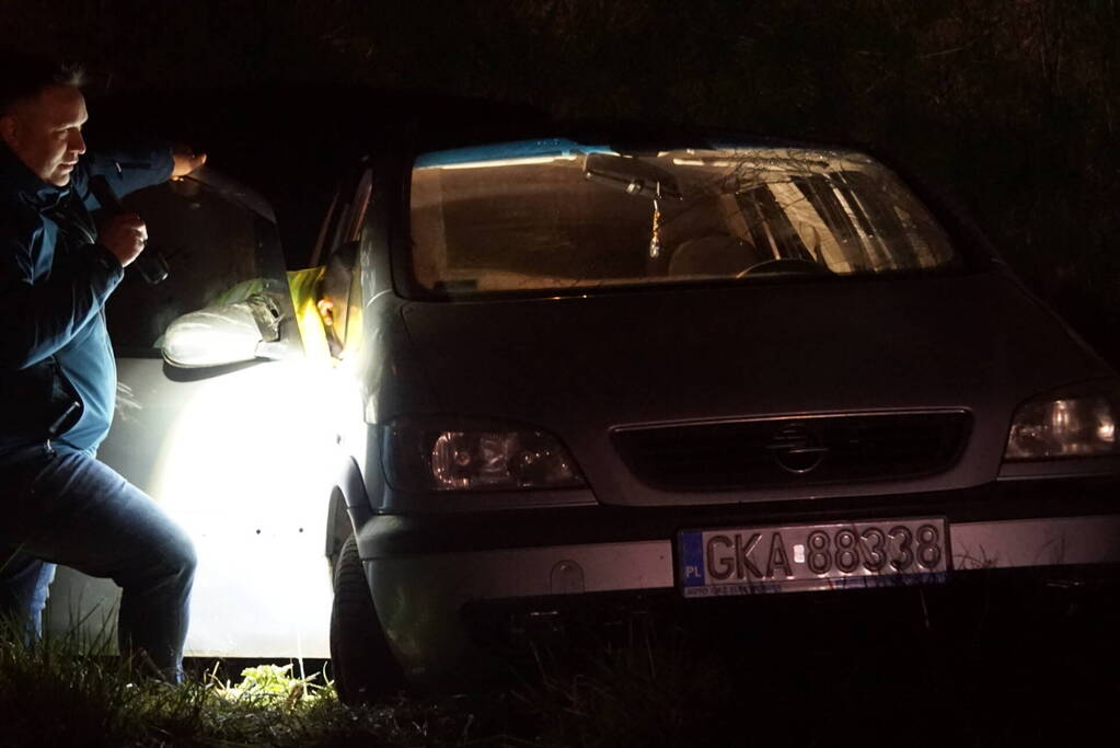 Inzittenden vluchten na ongeval