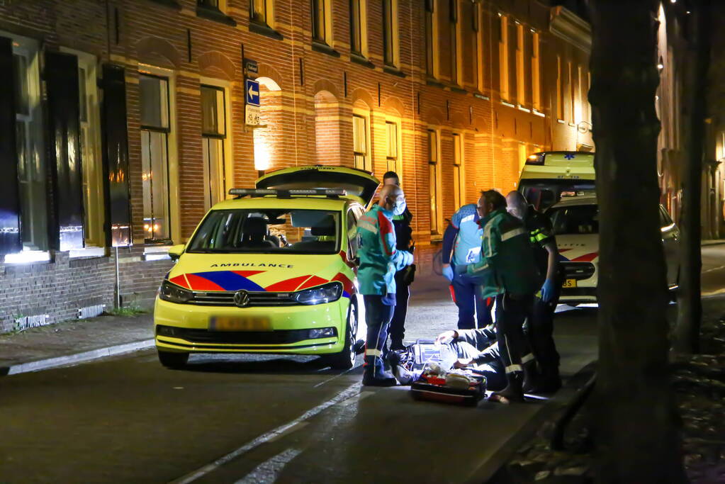 Fietser gewond na val