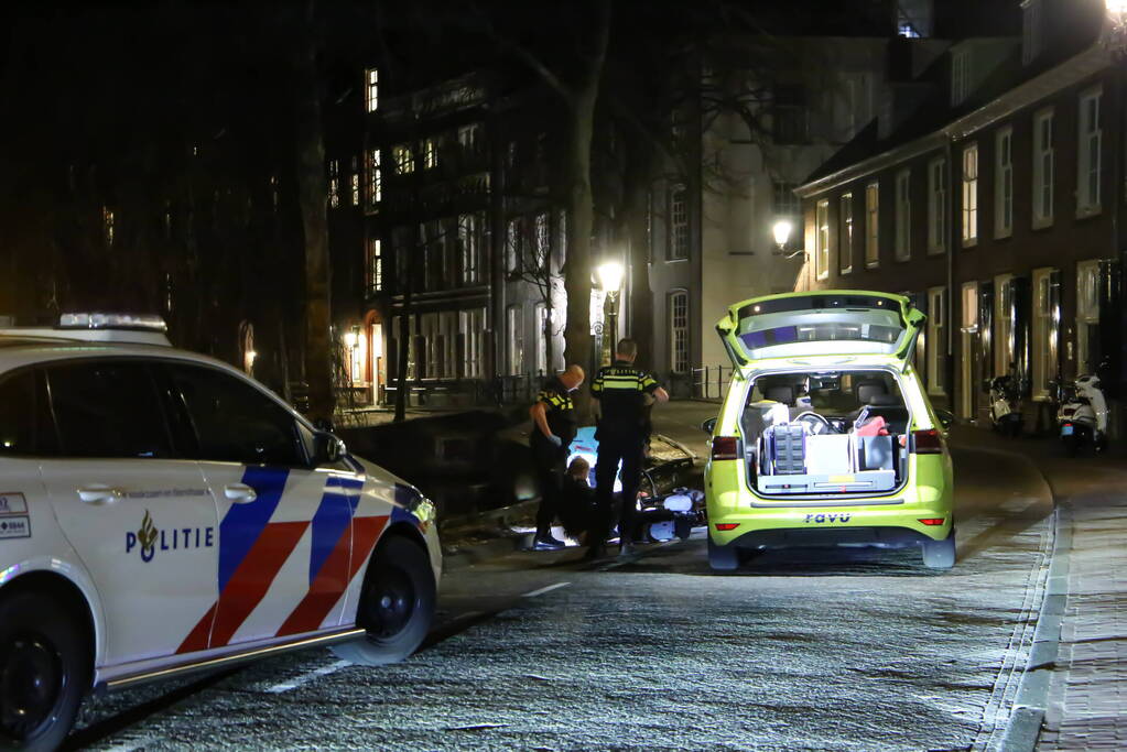 Fietser gewond na val