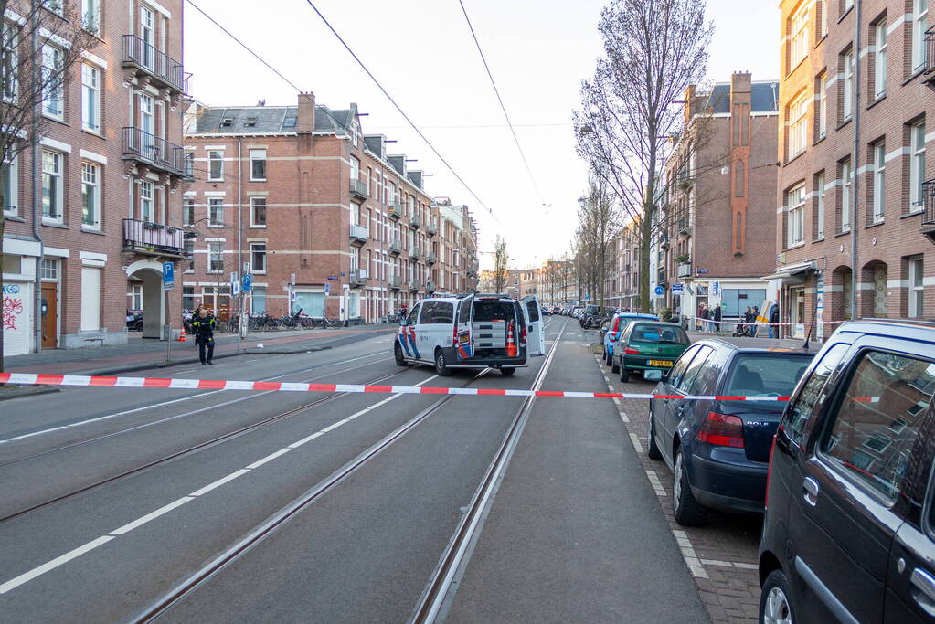 Straat afgezet na schietpartij