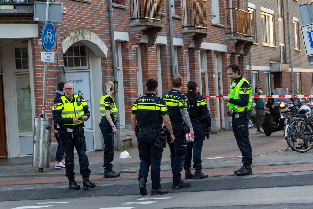 Straat afgezet na schietpartij