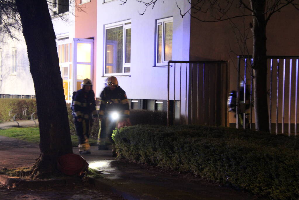 Gewonde bij uitslaande brand in flat