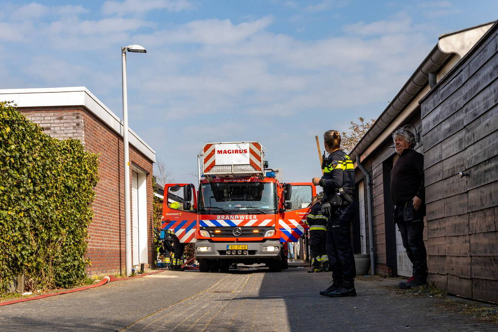 Brand in woning