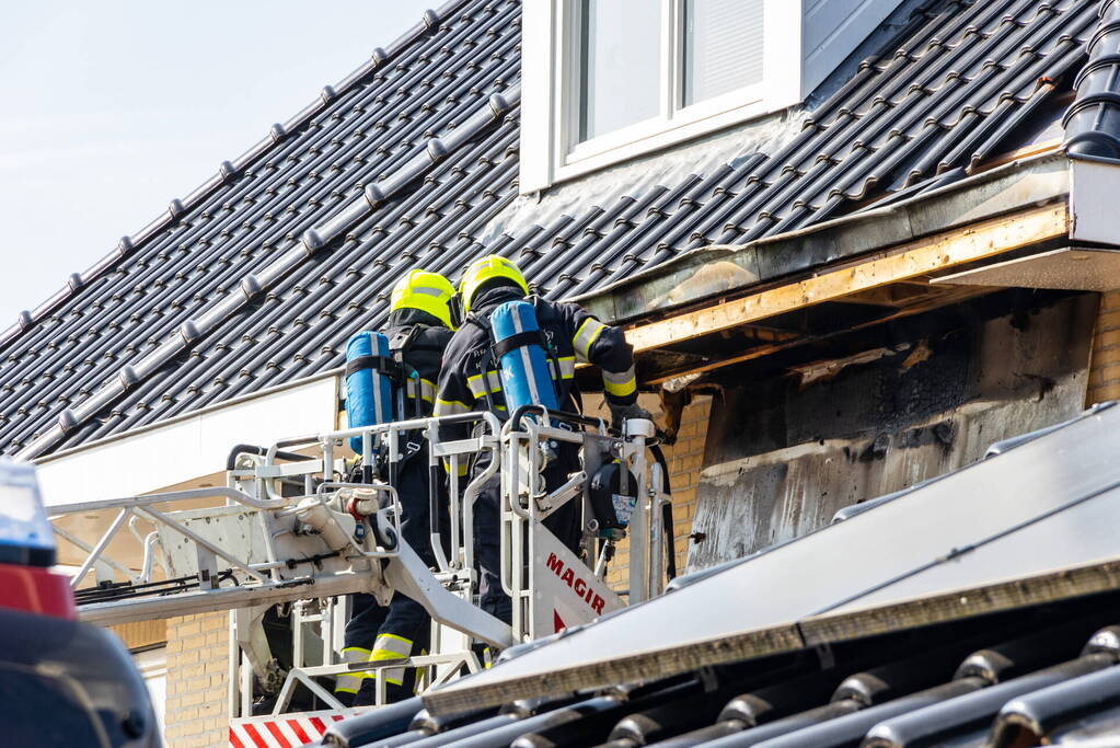 Brand in woning