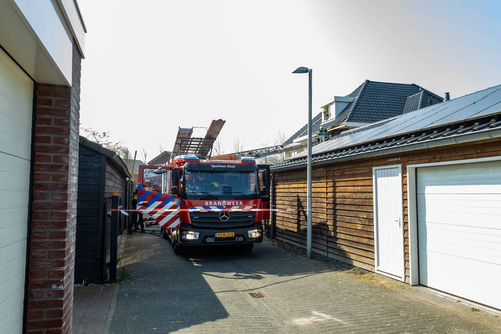 Brand in woning