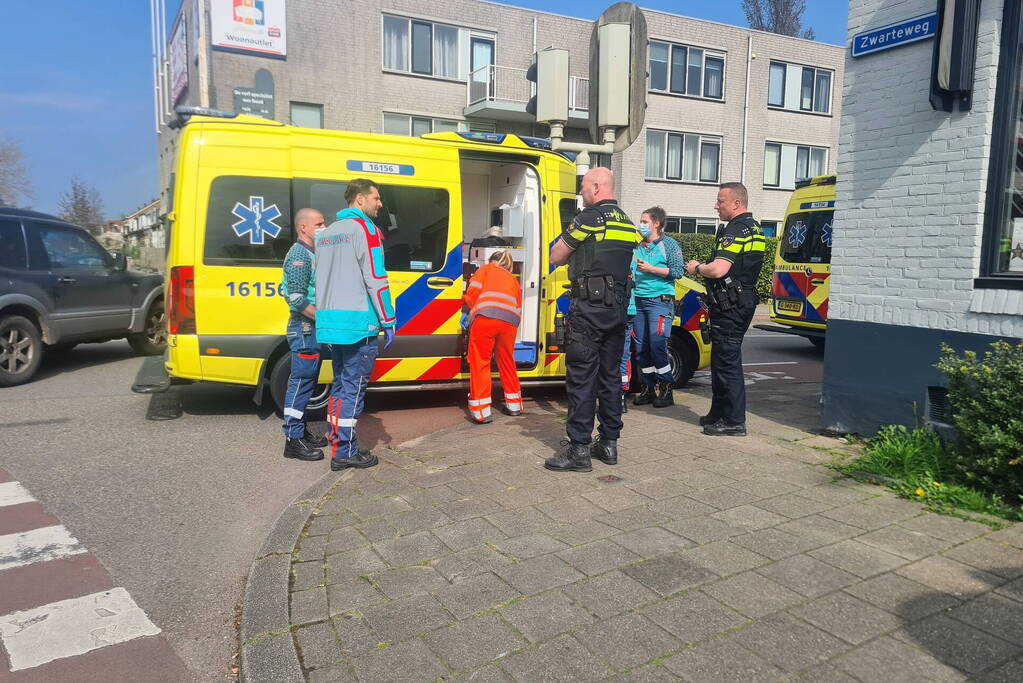 Traumahelikopter landt voor incident