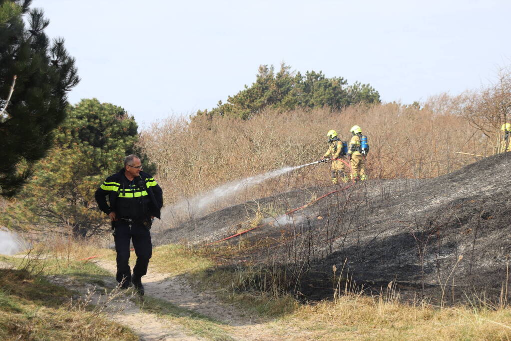 Duinen vanwege brand verwoest