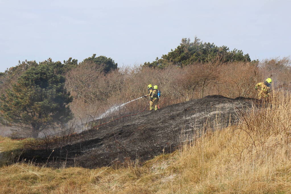Duinen vanwege brand verwoest