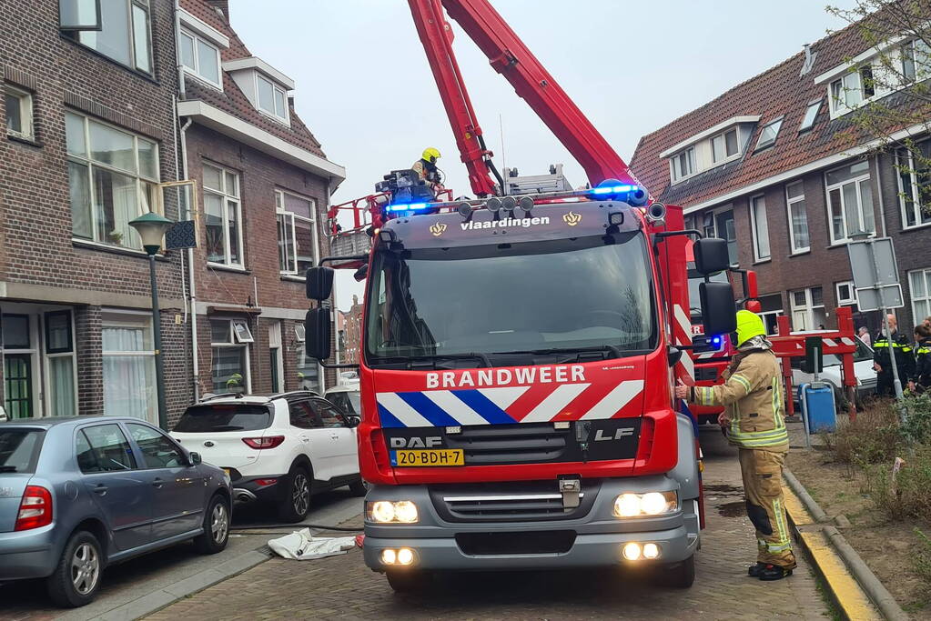 Rookontwikkeling in woning vanwege brand