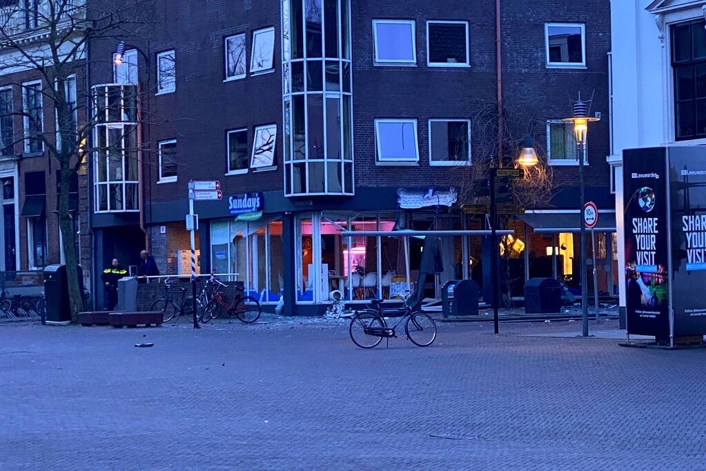 Veel schade bij plofkraak in zonnestudio Sunday's