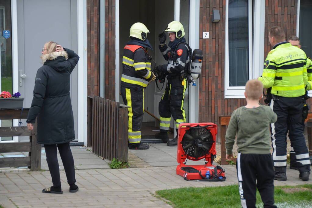 Bewoner aangehouden na brand in woning