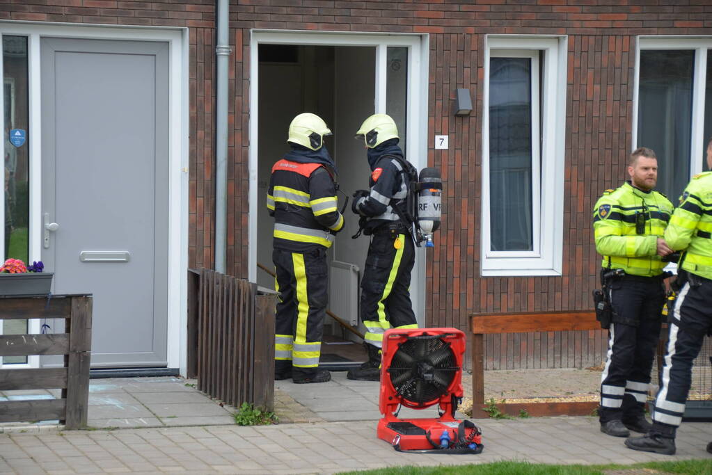 Bewoner aangehouden na brand in woning