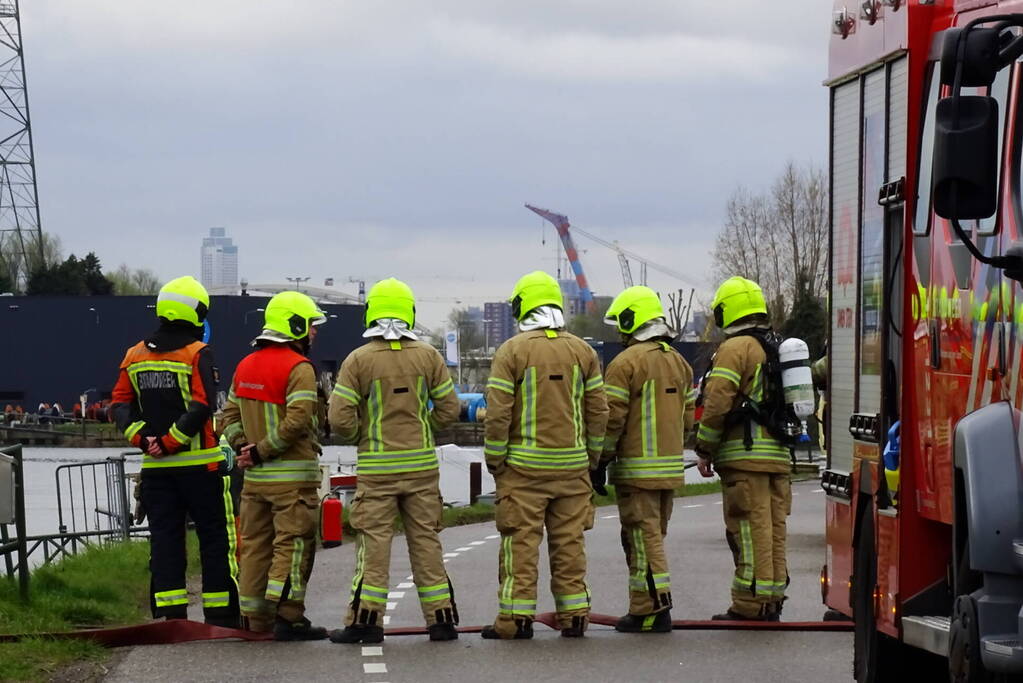 Weg afgesloten vanwege gaslekkage