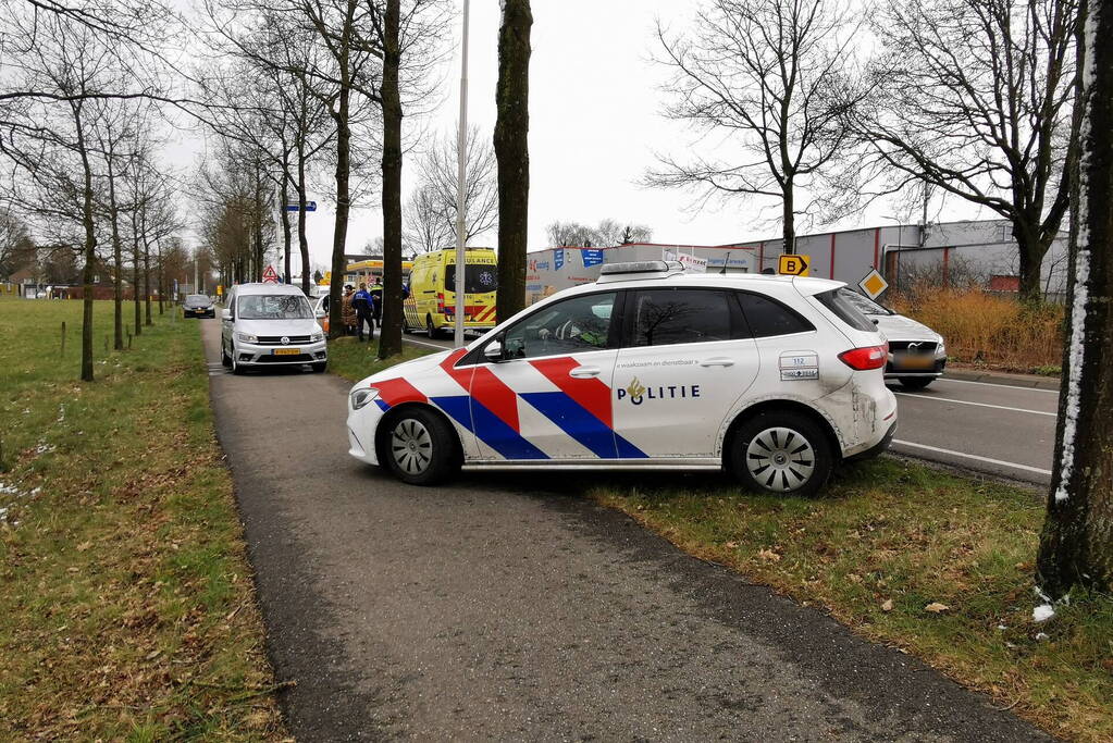 Schade bij aanrijding op kruising