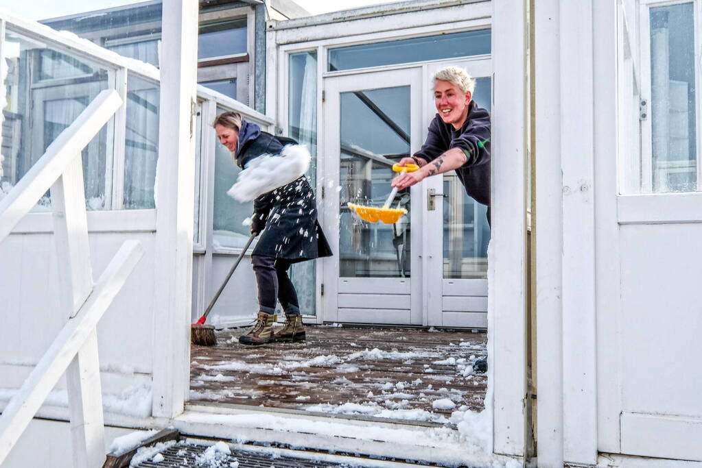 Voorjaarsschoonmaak in de sneeuw