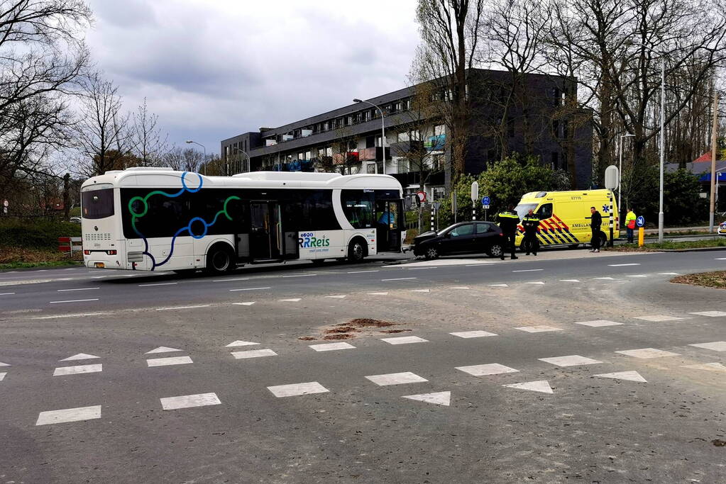 Aanrijding met stadsbus