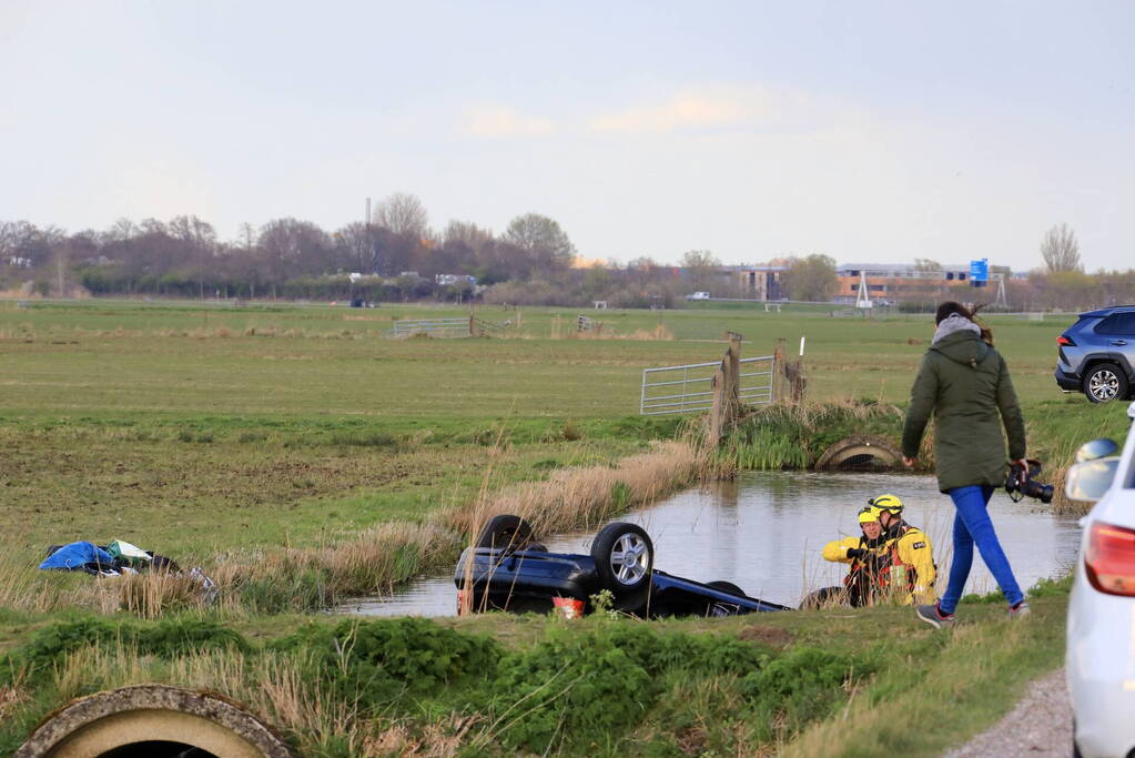 Auto gevonden in sloot