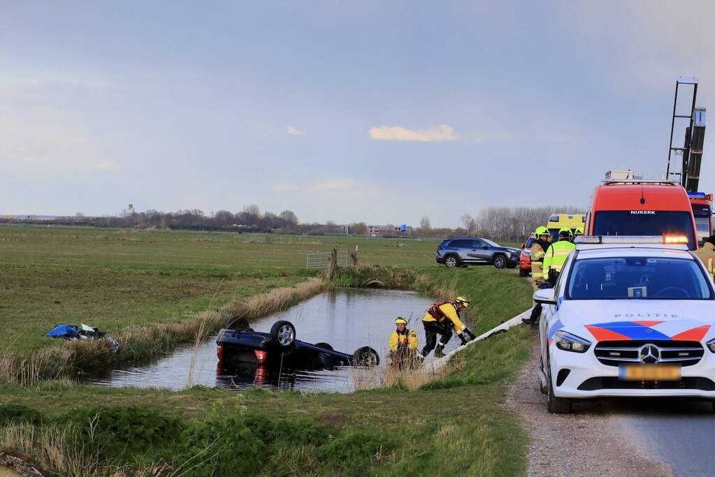 Auto gevonden in sloot