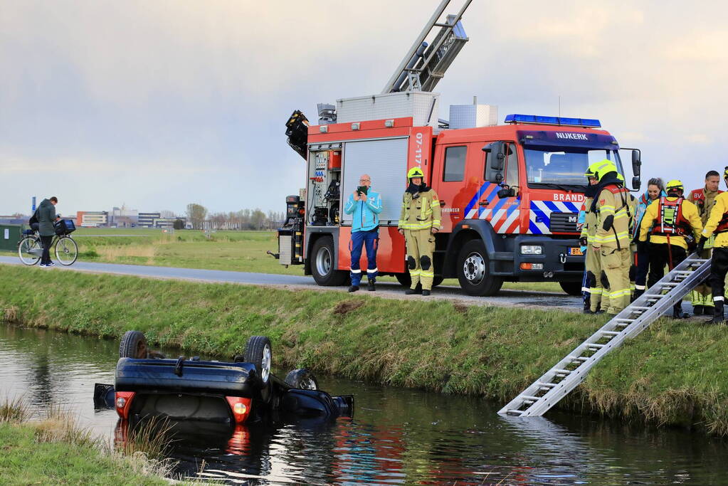 Auto gevonden in sloot