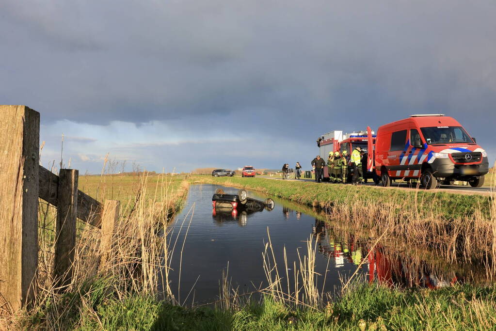 Auto gevonden in sloot