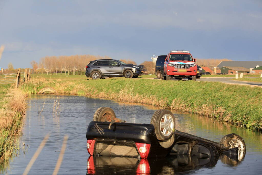 Auto gevonden in sloot