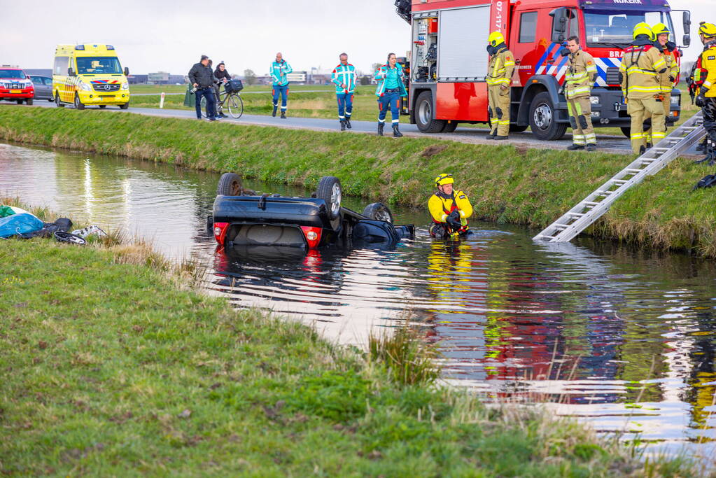 Auto gevonden in sloot