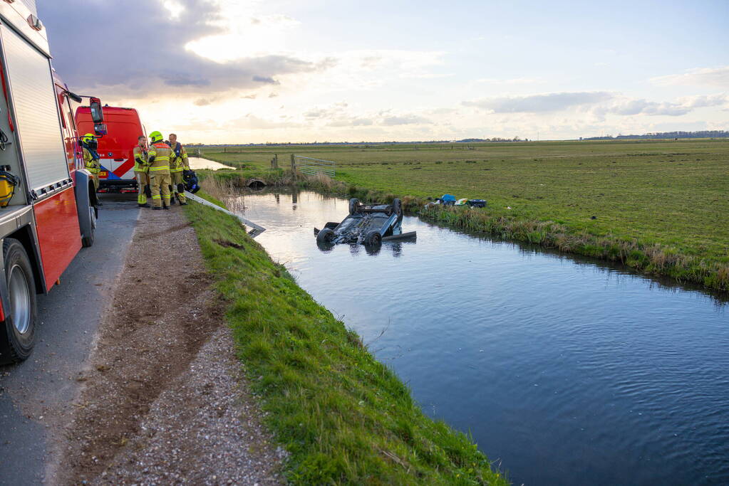 Auto gevonden in sloot
