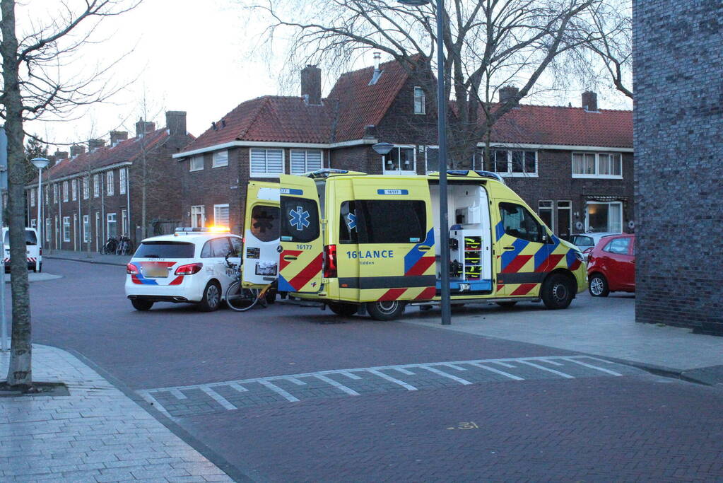 Fietser gewond bij aanrijding met auto