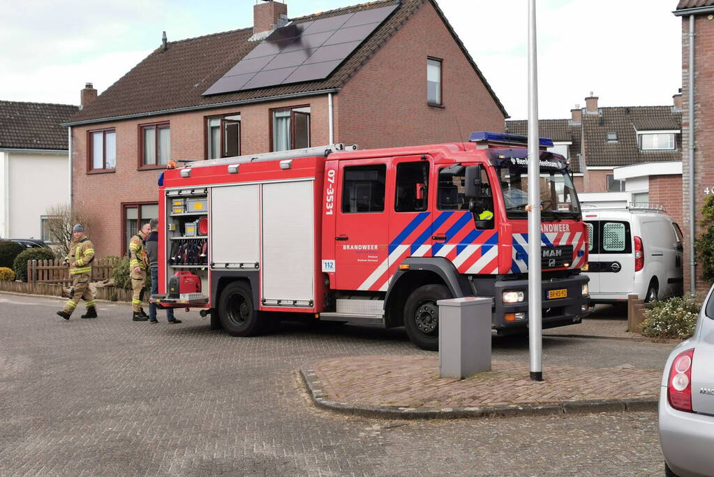 Woning geventileerd na brand in meterkast