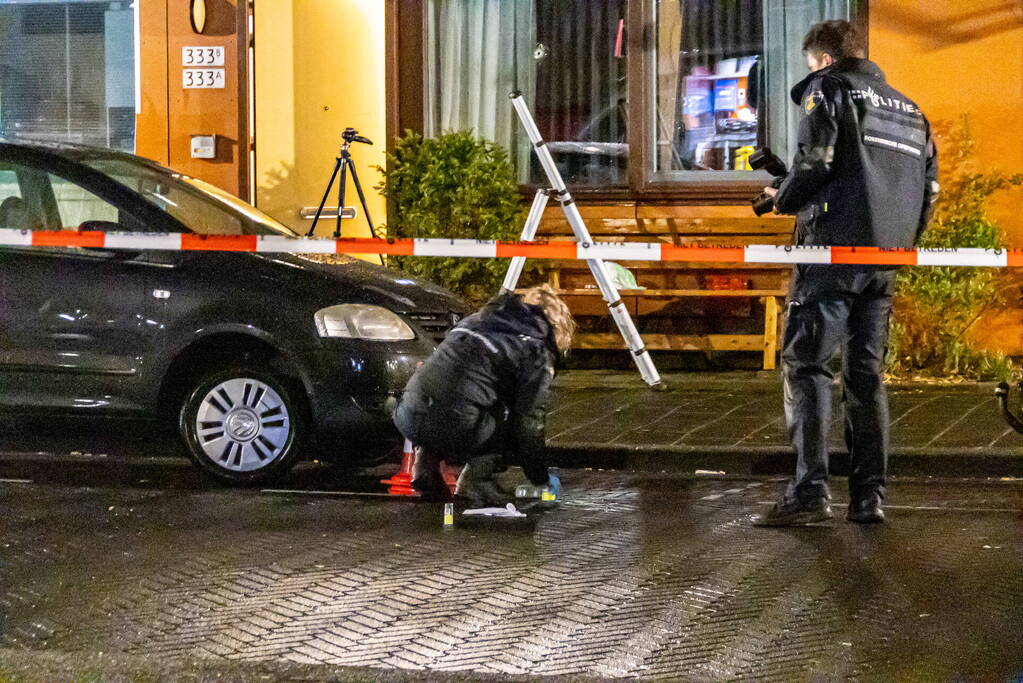 Woning meerdere keren beschoten