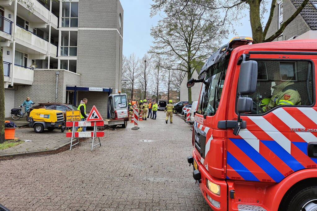 Gaslekkage bij aanleg van glasvezelkabel