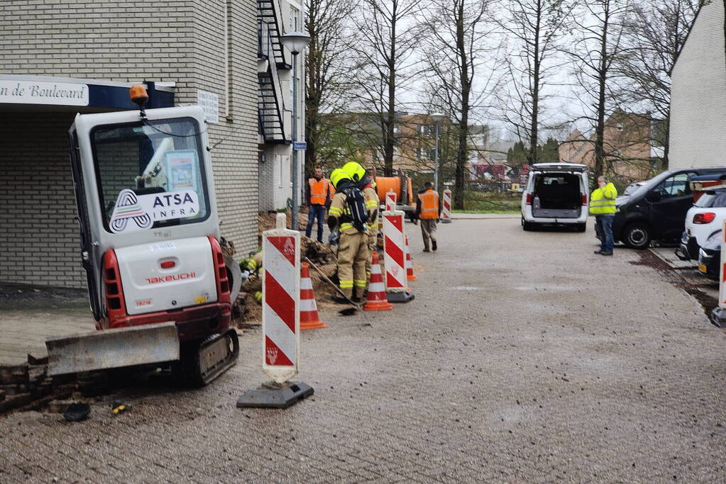 Gaslekkage bij aanleg van glasvezelkabel
