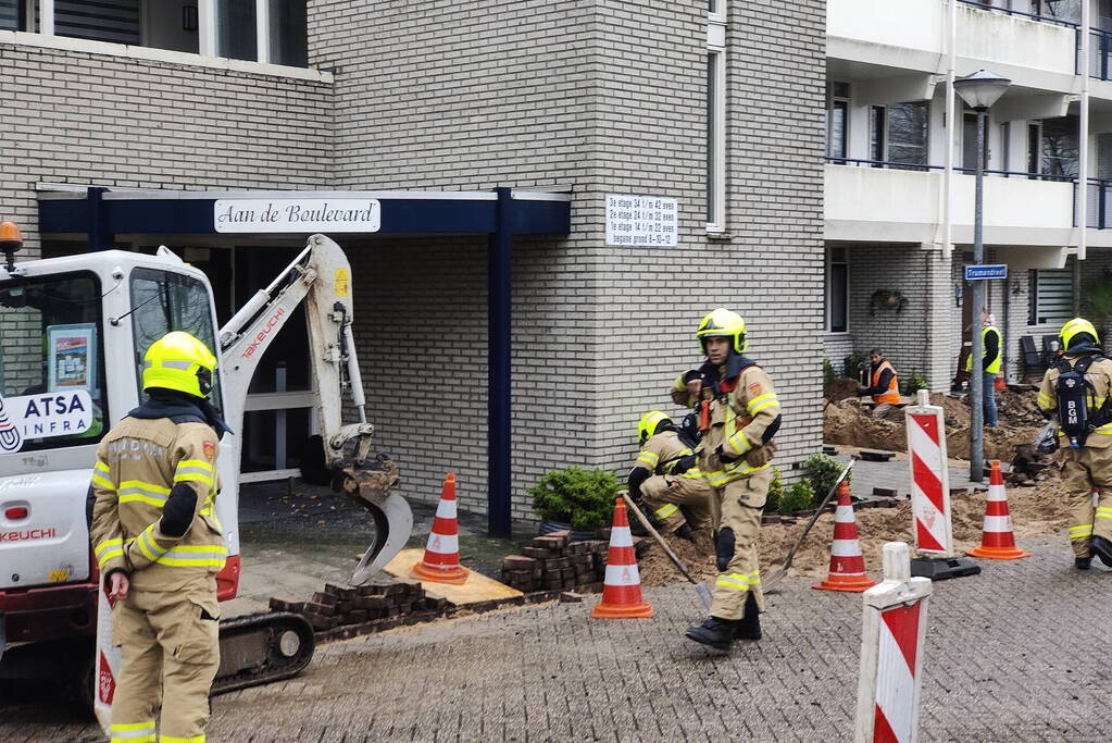 Gaslekkage bij aanleg van glasvezelkabel