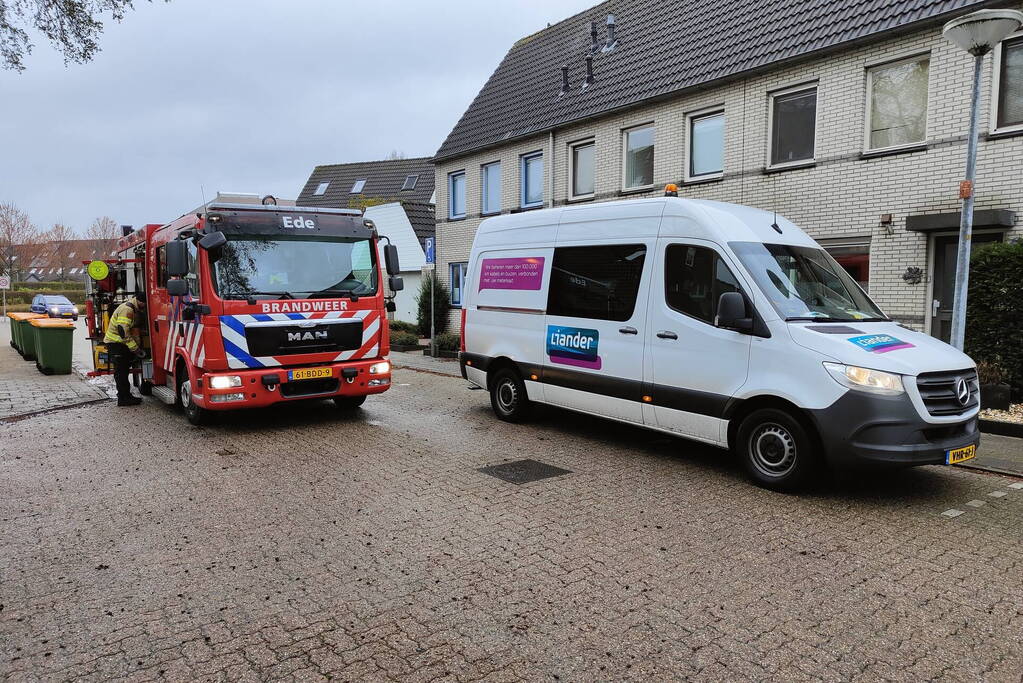 Gaslekkage bij aanleg van glasvezelkabel