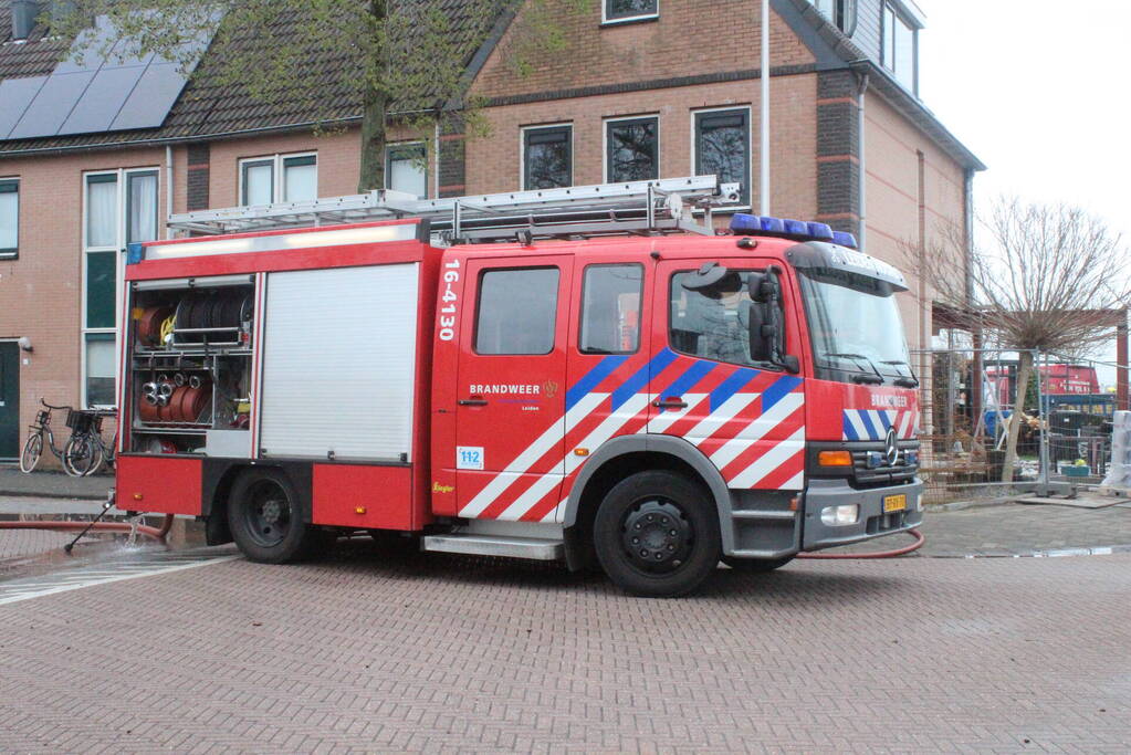 Brand op zolder door laswerkzaamheden
