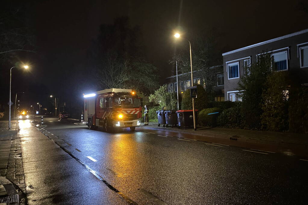 Beginnende brand snel onder controle