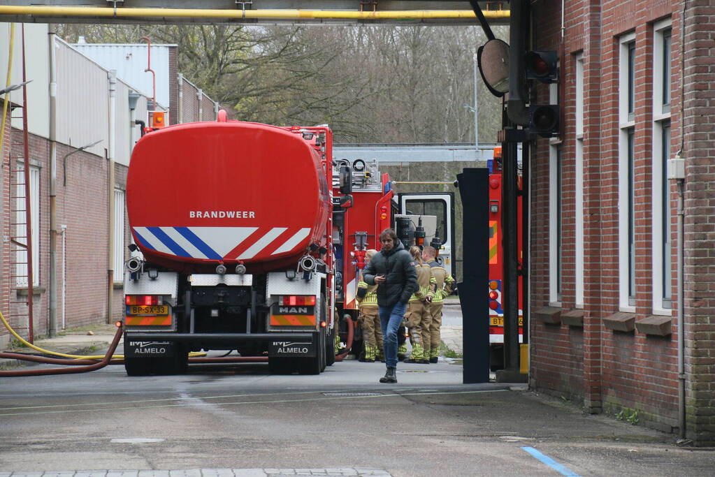 Brand in dak van TenCate Outdoor