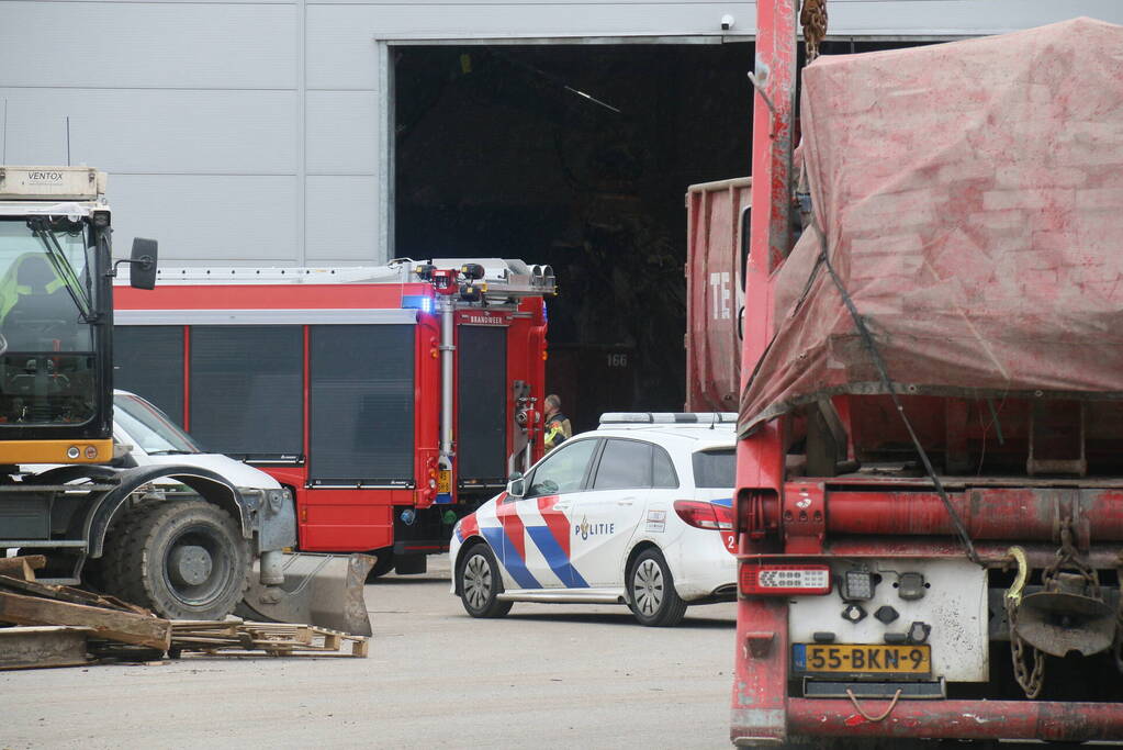 Brand Ten Brinke Recycling door medewerkers geblust