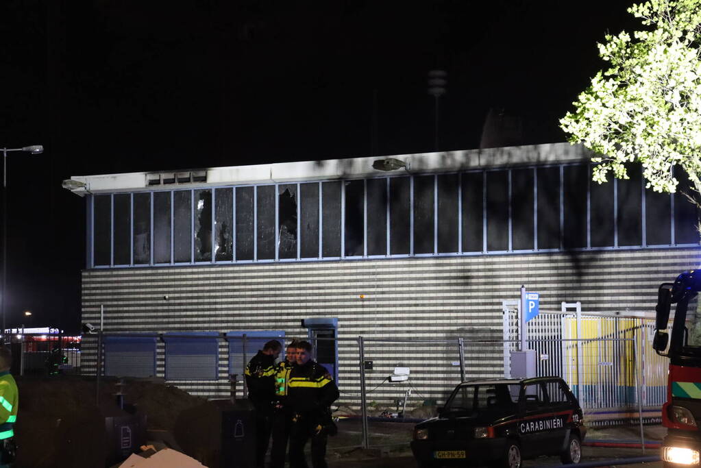 Grote brand bij afvalverwerkingsbedrijf